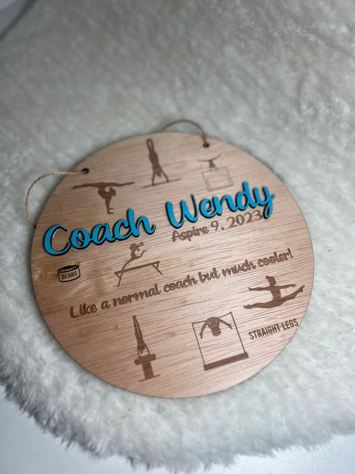 Teacher / Coach sign 20cm