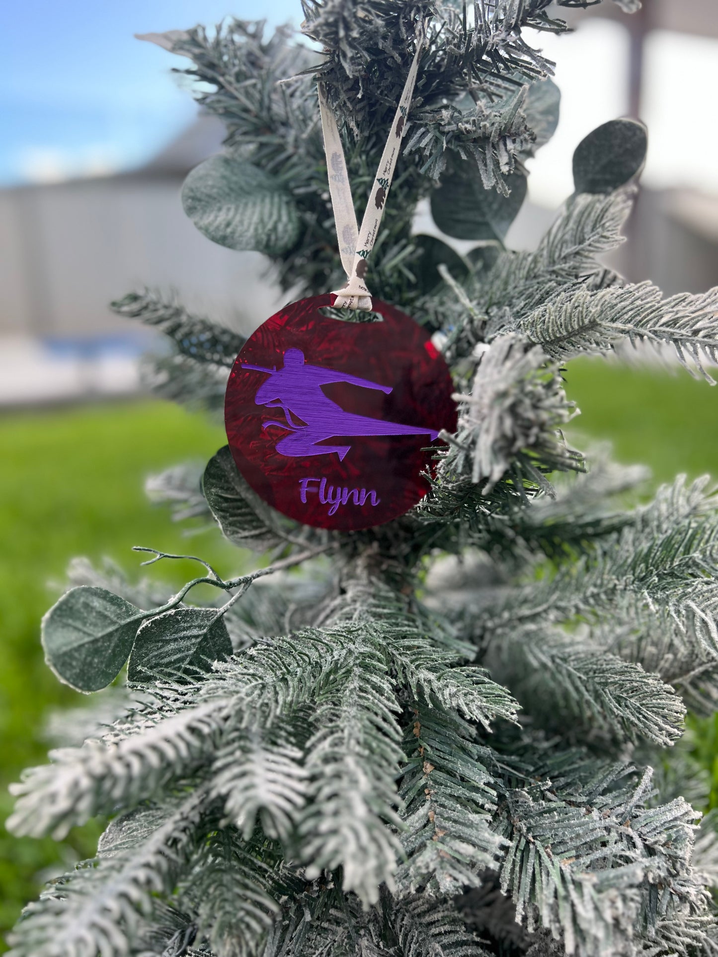 Ninja Parkour Christmas decoration