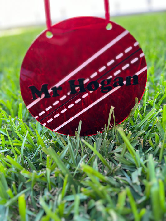 Cricket ball sign