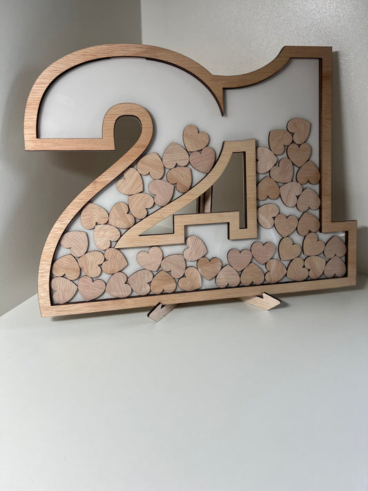 Guest book drop box