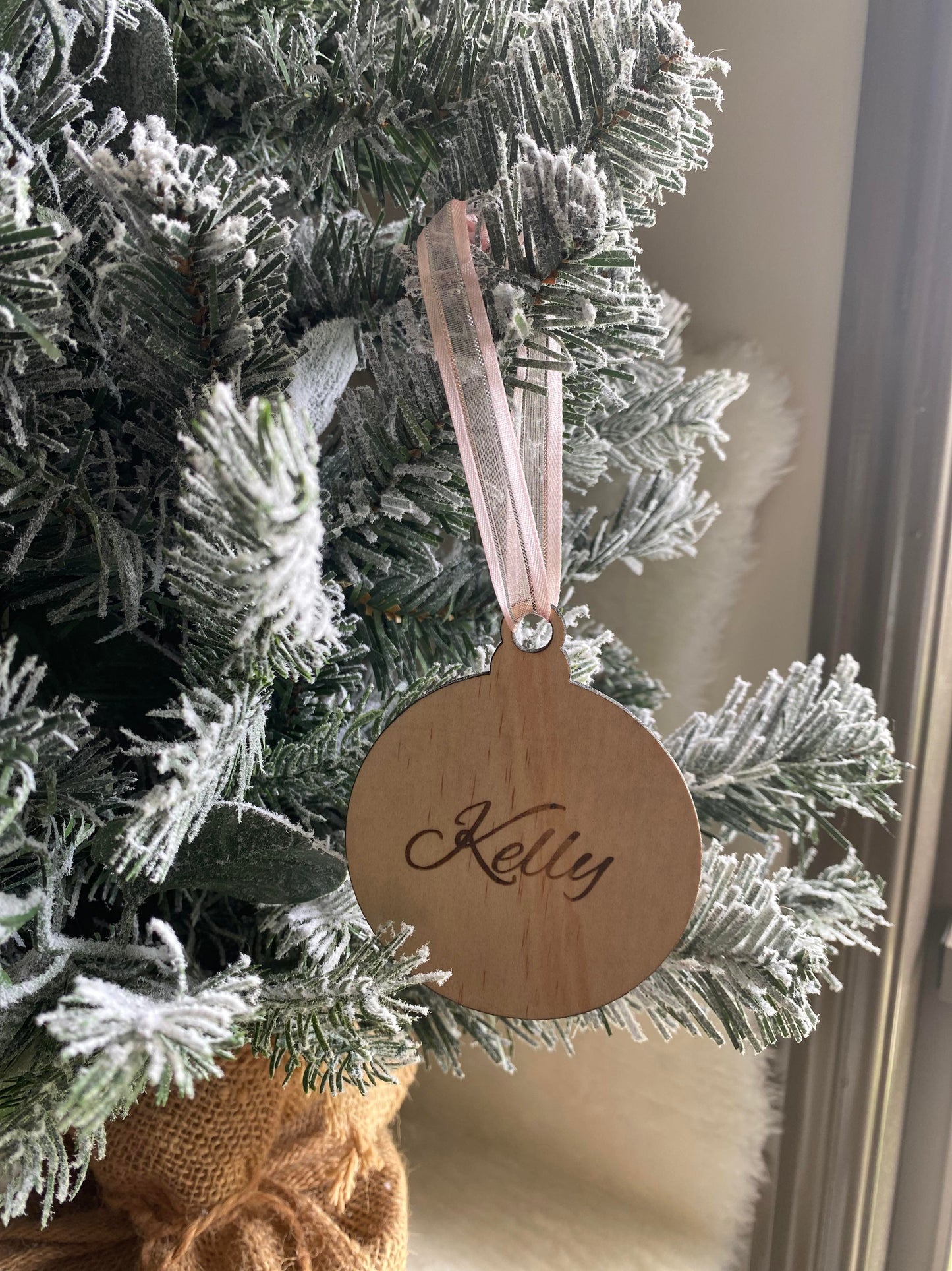 Wooden Christmas Baubles